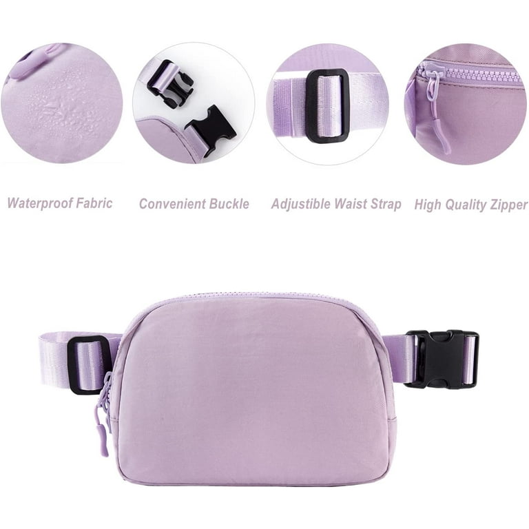 Fanny Packs for Women Men, Fashion Everywhere Belt Bag Waterproof Waist  Pack Crossbody Bum Bag with Adjustable Strap for Travel Sports Running  Cycling