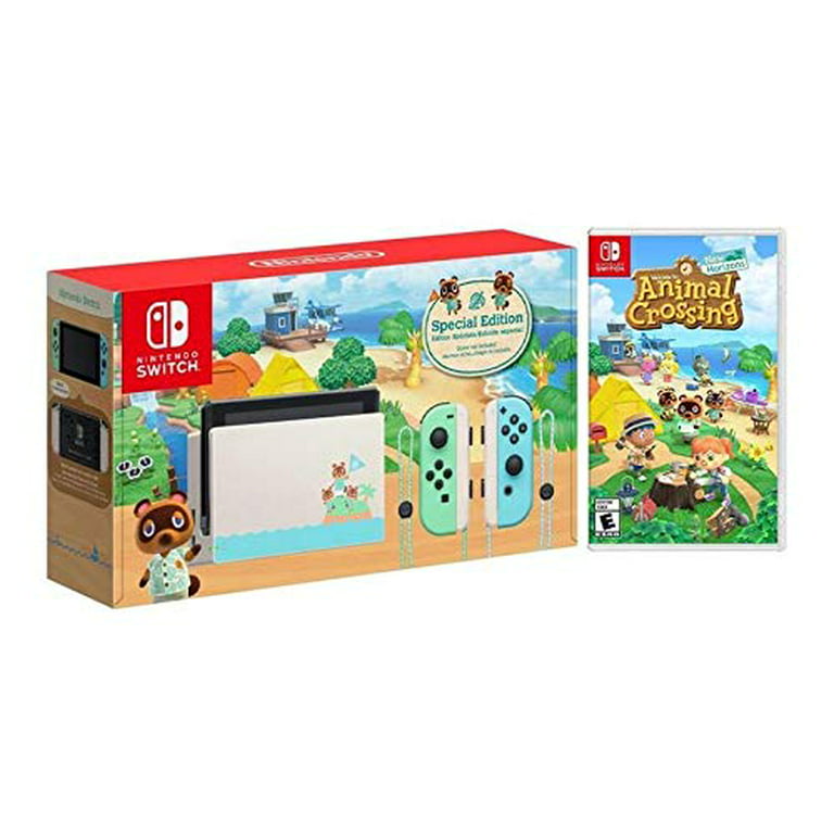 råb op Sømil Picket Nintendo Switch Animal Crossing: New Horizons Edition Bundle with Animal  Crossing Game - Walmart.com