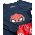 thumbnail image 3 of Marvel Spiderman Boys’ Rash Guard Set – Spider-Man Kids’ UPF 50+ Swim Shirt and Trunks for Boys (3T-12), 3 of 7