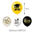 thumbnail image 2 of 2026 Graduation Party Decorations Set – Purple & Gold Balloons, Banner, Confetti & More for College Graduation Ceremony, 7-Piece Kit, 2 of 8