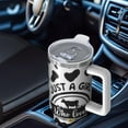 thumbnail image 4 of 1pc dairy cow 40oz Tumbler with Straw & Handle - Insulated Stainless Steel Cup | Holiday Gift for Man Women (Christmas, Valentine's, Birthday), 4 of 5