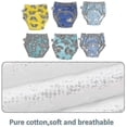 thumbnail image 3 of 6 Pack Unisex Cotton Reusable Potty Training Underwear Breathable Toddler Boys And Girls Pee Training Underpants Waterproof Training Pants, 3 of 4