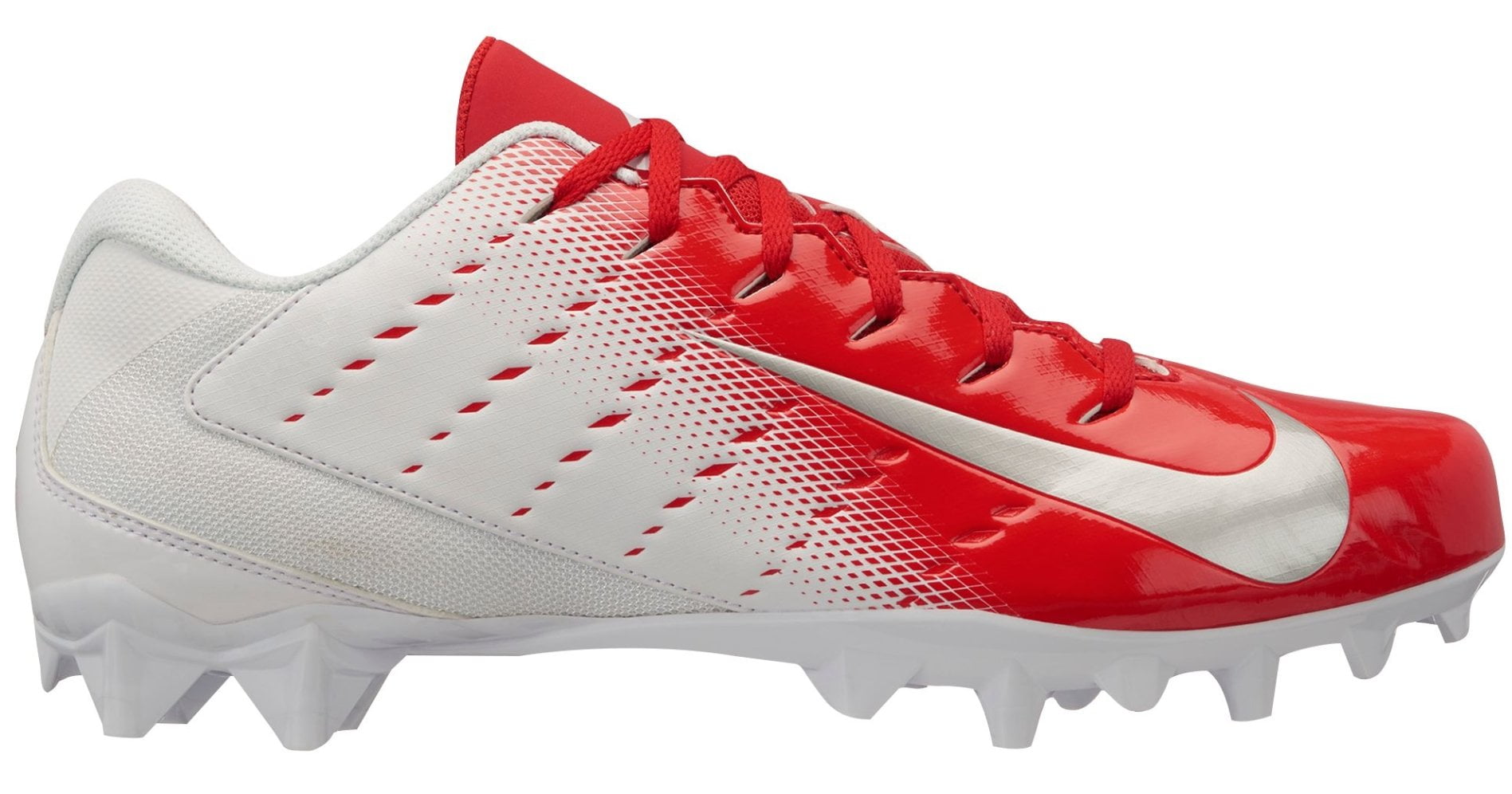 red and white nike football cleats