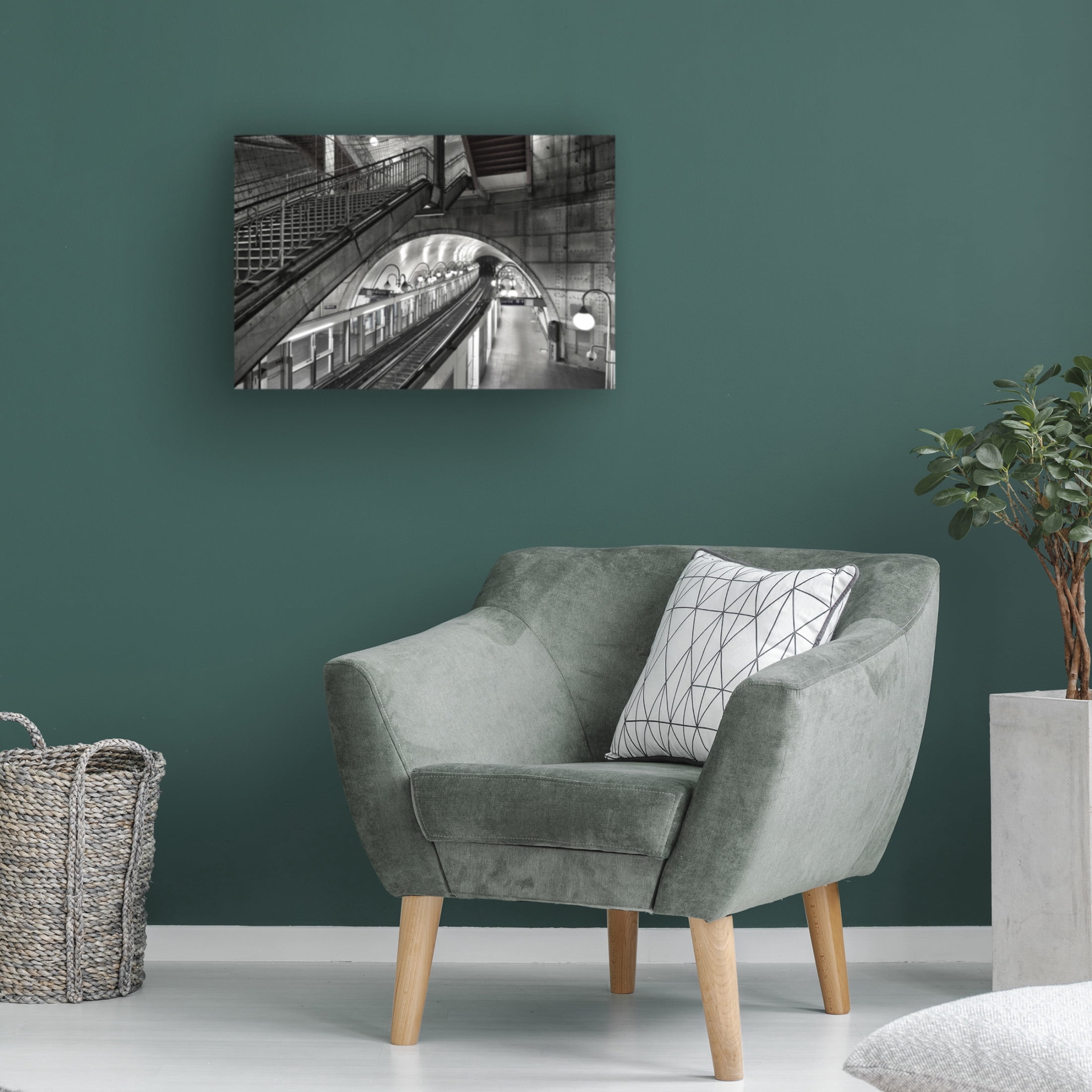 Trademark Fine Art Renate Reichert Metro Paris Canvas Wall Art