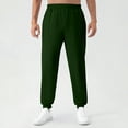 thumbnail image 3 of qucoqpe Sweatpants for Men Casual Solid Elastic Waist Pockets Sports Athletic Workout Jogger Pants, 3 of 5