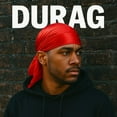 thumbnail image 3 of 3PCS Silky Durag Pack for Men Waves, Satin Doo Rag for 360 540 725 Waves, 3 of 9