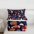 thumbnail image 5 of Erosebridal American Rugby Football Kids Twin Comforter Sets,Kids Ball Sport Games Bedding Set,Reversible 2pcs, 5 of 7
