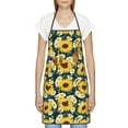 thumbnail image 3 of Easygdp Insects Of Flowers Apron Waterdrop Resistant with 2 Pockets,Oil Resistant Cooking Kitchen Chef Apron for Women Men, 3 of 7