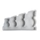 thumbnail image 1 of TQEHS Molde de silicona para hacer muñecos de nieve de Navidad, para hacer tú mismo, molde de fundición, decoración, resina epoxi ι L2G7, 1 of 1