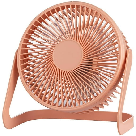 5 inch USB Desk Fan,Topboutique Small Portable Fans,Electric Table Fan,Desktop Fans for Home Office,Compact Fan,Travel Fan for Camping Outdoor,Orange
