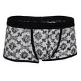 thumbnail image 1 of Pantalones cortos transparentes estampados florales de la ropa interior del L Zulema Ropa interior de encaje de los hombres, 1 of 7