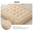 thumbnail image 3 of Tatami De Galleta De Algodón De Estilo Japonés Cojín De Galleta Adorable Cojín De Galleta Suave Tatami Cómodo Tapete De Galleta Para Sala De Estar Dormitorio Sillas Mesa De Comedor Moyic HA027050-02, 3 of 6