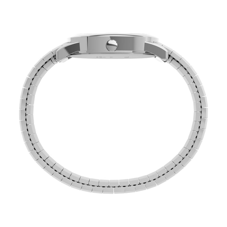 Timex Men's Indiglo Easy Reader 35mm Day-Date Watch – Silver