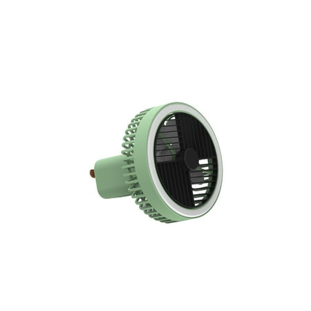 

Desk Fan Camping Fan 12000mAh with Lights Desktop Fan for Travel Bedroom Bed Green