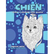Livres à colorier pour adultes - Moins de 10 euro - Animaux Hippie - Chien (Paperback)