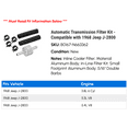 thumbnail image 2 of Automatic Transmission Filter Kit - Compatible with 1968 Jeep J-2800, 2 of 2