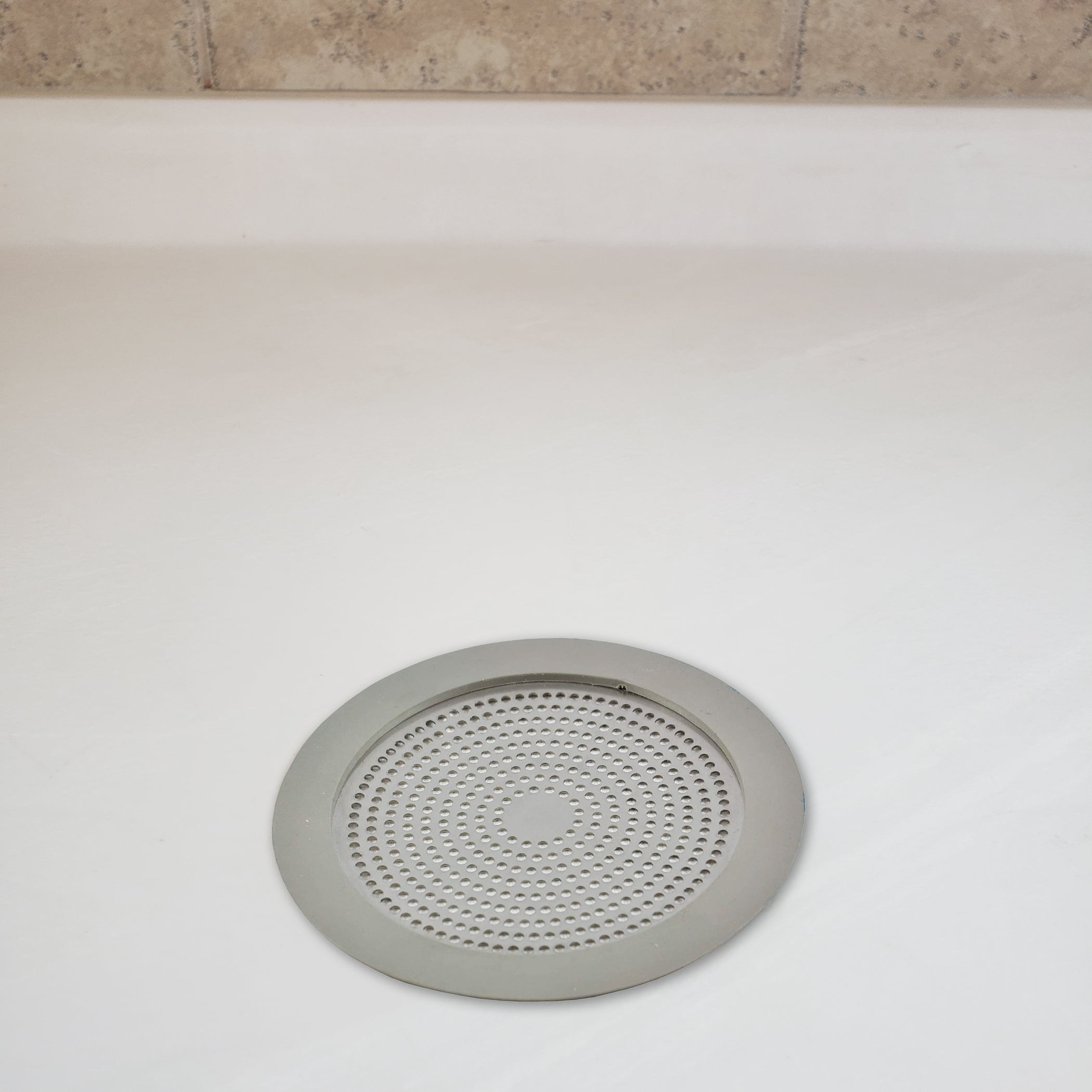 5-3/4 in. Stand-Alone Shower Strainer in Brushed Nickel Sidekick (10895QP)