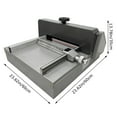 thumbnail image 2 of TECHTONGDA A4 330mm Desktop Electric Paper Cutter Manual Paper Punch Cutter, 2 of 11