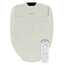 Brondell Swash 1400 Luxury Bidet Toilet Seat with Remote Control, Elongated Biscuit