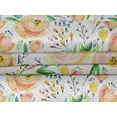 thumbnail image 4 of oneOone Velvet Yellow Fabric Leaves & Flowers Floral Sewing Material Print Fabric By The Yard 58 Inch Wide, 4 of 5