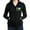 Black, variant on - I Love Ukraine Native Ukrainian Flag Sweatshirt - Women's Zip Hoodie