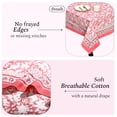 thumbnail image 4 of Mantel Club con estampado de algodón CPC 177x274 cm Rosa Coral, 4 of 9