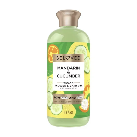 Beloved Mandarin & Cucumber Water Shower & Bath Gel - 11.8 fl oz