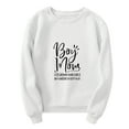 thumbnail image 5 of Gibobby Sudaderas para Mujer Sudaderas de Halloween para mujer camisetas de otoño y día festivo con cuello redondo de gran tamaño(Blanco,XG), 5 of 5
