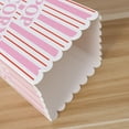 thumbnail image 3 of HLONK 6PCS Plus Size Stripes Popcorn Treat Boxes Paper Popcorn Boxes for Party - Pink, 3 of 5
