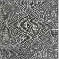 thumbnail image 2 of Unique Loom Outdoor Modern Collection Area Rug - Maze (7' 10" Square Black and White), 2 of 6