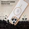 thumbnail image 5 of TECH CIRCLE For iPhone 16e Clear Phone Case 6.1" 2025 Model with Magnetic Ring, Compatible with MagSafe Accessories, Hard Transparent Back, Slim Lightweiht Protective Cover For Women Men, Gray, 5 of 8