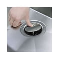 thumbnail image 4 of Transolid  3.5-in Covered Flip-Top Sink Strainer - 4.65" x 4.65" x 2.5" Brushed Stainless Brushed, 4 of 5