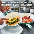 thumbnail image 2 of Greenpan Rio Healthy Ceramic Nonstick 8"" And 10"" Frying Pan Skillet Set Pfas-Free Dishwasher Safe Turquoise, 2 of 9
