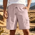 thumbnail image 5 of EOYWHK Men Basketball Shorts Quick Dry with Pockets Elastic Waist Mens Basketball Shorts Soft Lightweight Breathable Casual Activewear for Pink, Size XXXL, 5 of 9
