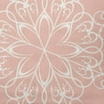 thumbnail image 4 of 26" x 26" Simply Daisy Snowflake Polyester Accent Pillow, Peach (1 Count), 4 of 4