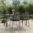 thumbnail image 1 of vidaXL 5 Piece Garden Dining Set Black, 1 of 5