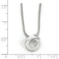 thumbnail image 6 of Primal Silver Sterling Silver Rhodium-plated 0.01 Ct Diamond Necklace, 6 of 6