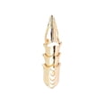 thumbnail image 1 of Qarigey Anillo Punk para hombre, accesorios, diseño único, decoración en forma de garra, anillos completos, atractivo adorno elegante, articulación Ropa, zapatos y accesorios Miscelánea oro Qarigey PS12488-01, 1 of 6