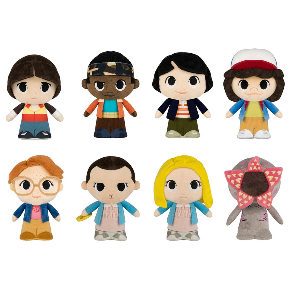 Funko SuperCute Plushies - Stranger Things - SET OF 8 (Dustin, Barb, Eleven, Mike +4) - Walmart.com