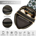 thumbnail image 3 of FORMRS Womens Crossbody Sling Bag Travel Daypack Shoulder Chest Backpack, Gold Geometric Pattern, 3 of 7