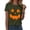 AG, variant on Halloween Womens Shirt Spooky Season Short Sleeve T Shirt Halloween Pumpkin Ghost Fall Tee Top Women Halloween Shirts(Grey,L)