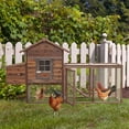 thumbnail image 3 of Grezone Chicken Coop Rabbit Hutch Hen Cage Large Wooden, 3 of 8