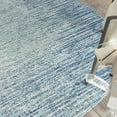 thumbnail image 6 of Nourison Passion Navy/Light Blue 4' x Round Area Rug, Modern, Abstract, Bed Room, Living Room, Dining Room, Kitchen, , Easy Cleaning, Non Shedding (4' Round), 6 of 8