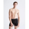 thumbnail image 3 of Calvin Klein Men's 3 Pack Stretch Cotton Boxer Briefs Blue Size Medium, 3 of 4