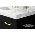 thumbnail image 6 of Ancerre Designs Elizabeth 36" Wood Bathroom Vanity Set in Black Onyx, 6 of 9