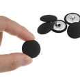 thumbnail image 4 of Uxcell 20pcs 32L Fabric Cloth Covered Button 20mm Metal Shank Round Sewing Buttons for Suits Dress Blouses, Black, 4 of 5
