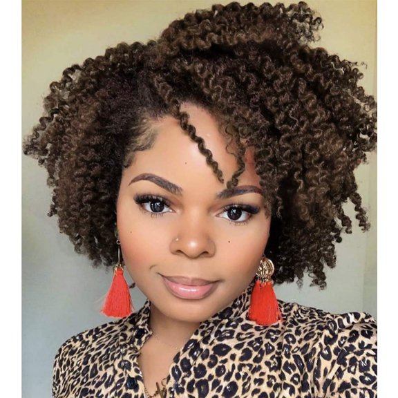 Short Curly Wigs Bob Wigs for Women Short Bob Wigs Synthetic Hair Wigs Natural Looking Heat Resistant Fiber