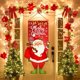 thumbnail image 2 of Bandera colgante de Feliz Navidad, decoraciones navideñas para el hogar, pancarta navideña para puerta 2024, regalos navideños, Navidad, feliz año nuevo 2025, 2 of 5