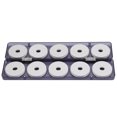 thumbnail image 3 of Fishing Line Storage Box, 10 Spools Neat Organize Fishing Foam Spools Box Quick Drying Portable For Boat Fishing, 3 of 7