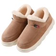 thumbnail image 2 of Zapatillas de invierno nuevas para el hogar, zapatos viejos de algodón, ropa exterior para mujer, tacón más terciopelo, botas de nieve cálidas para interiores con suela gruesa para hombre, invierno, 2 of 5
